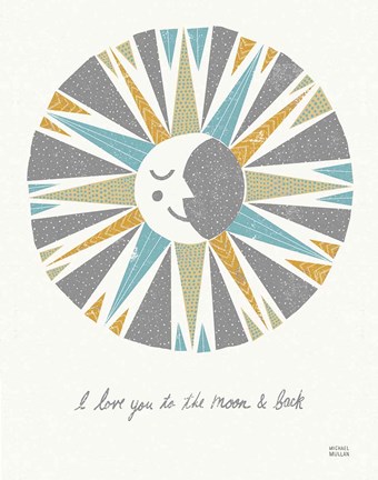 Framed Moonshine Gray Print