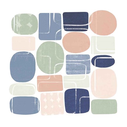 Framed Beans II Pastel Print