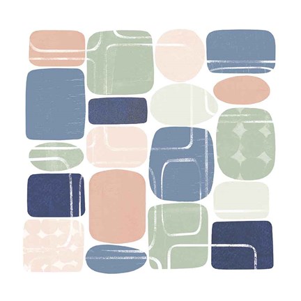 Framed Beans I Pastel Print