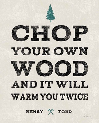 Framed Cabin Life II Print