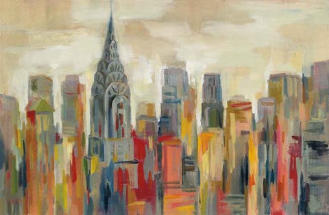 Framed Manhattan - The Chrysler Building Print