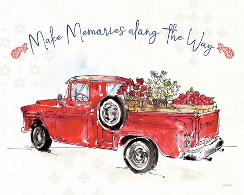 Framed Americana Mood IX Print