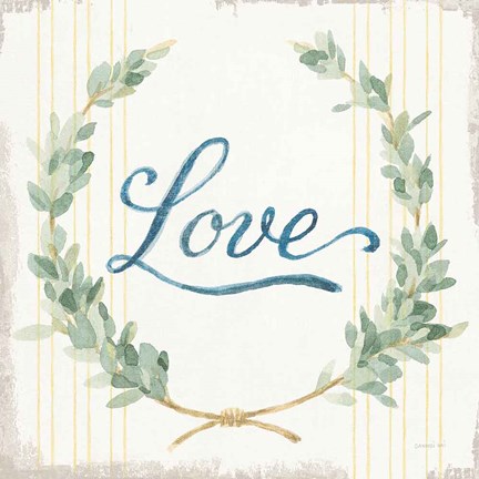 Framed Floursack Home VIII Print