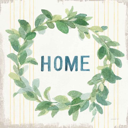 Framed Floursack Home VII Print