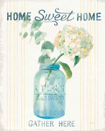 Framed Floursack Home VI Print