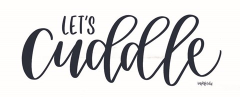 Framed Let's Cuddle Print