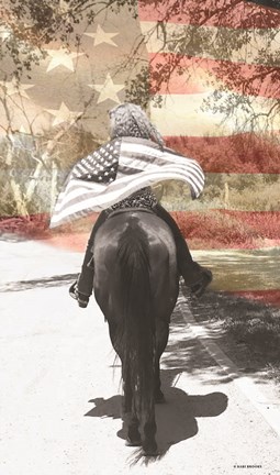 Framed Kayla&#39;s Flag Print