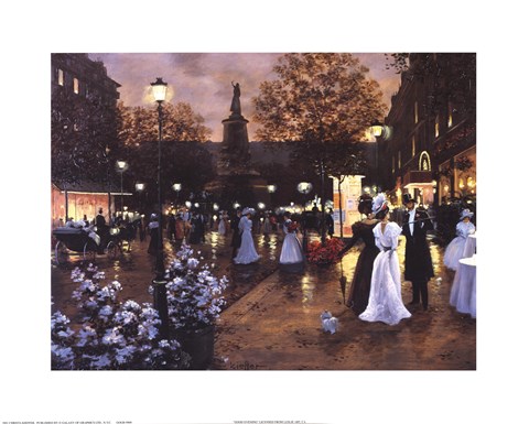 Framed Good Evening Print