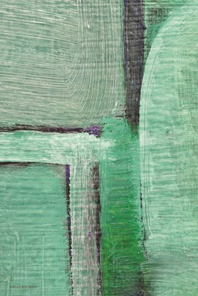 Framed Mint Julip Abstract II Print