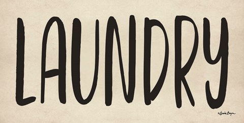 Framed Laundry Print