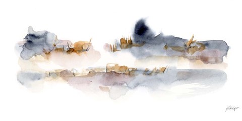 Framed Reeds &amp; Cattails I Print