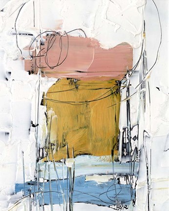 Framed Stacked Together II Print