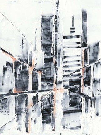 Framed Sunset Refraction I Print