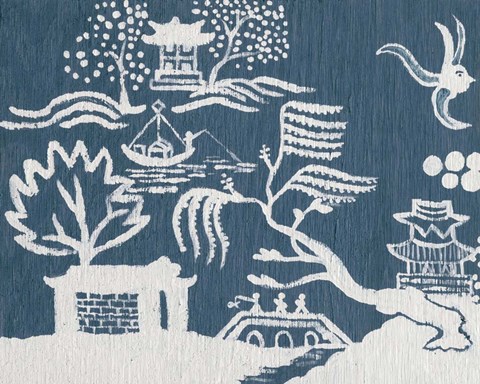 Framed Tea Room I Print