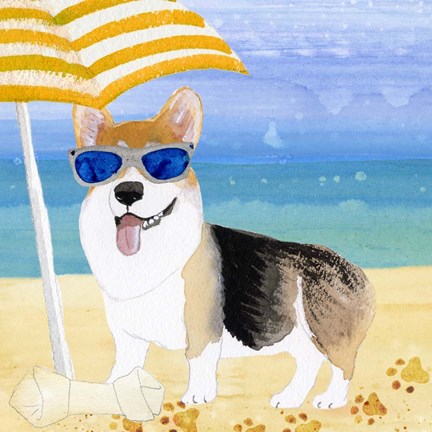 Framed Ruffin&#39; It III Print