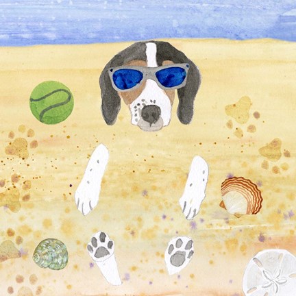 Framed Ruffin&#39; It IV Print