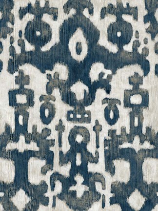 Framed Indigo Samara I Print