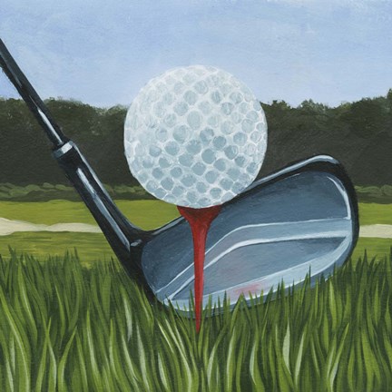 Framed Tee Off II Print
