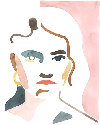 Framed She Shadow I Print