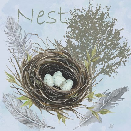 Framed Nesting Collection I Print
