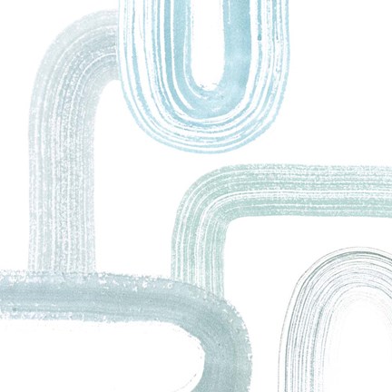 Framed Gemstone Streams II Print