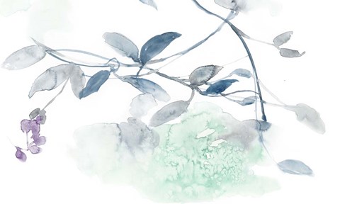 Framed Ethereal Purple I Print