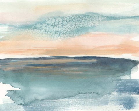 Framed Peachy Salt Spray II Print