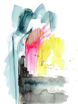 Framed Neon Contemplation II Print