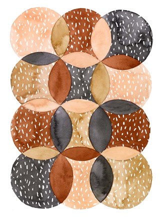 Framed Mud Slide I Print