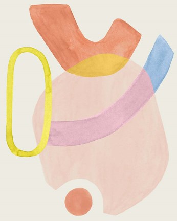 Framed Mod Stitch III Print