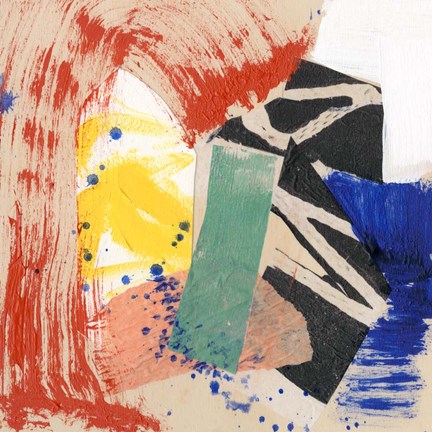 Framed Primary Motion I Print