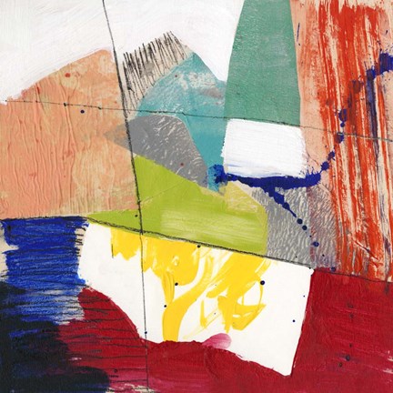 Framed Bright Composition II Print