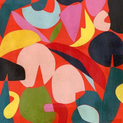 Framed Tomato Prism I Print