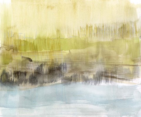 Framed Feathered Fields II Print