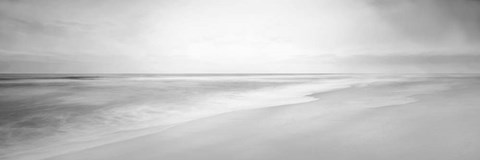 Framed Black &amp; White Water Panel XIII Print