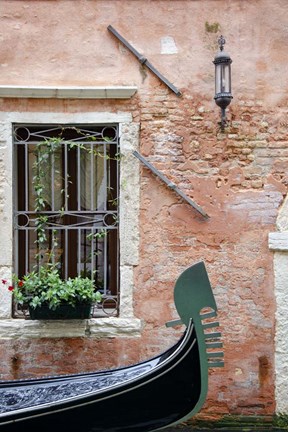 Framed Passing Gondola Print