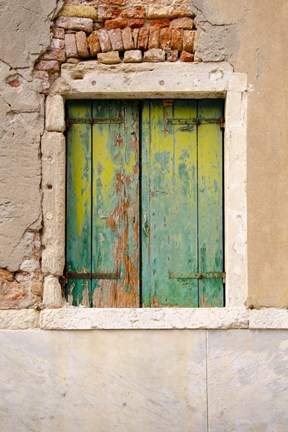 Framed Windows &amp; Doors of Venice VI Print