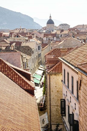 Framed Rooftops - Dubrovnik, Croatia Print