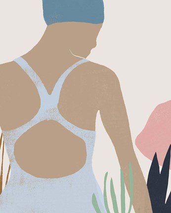 Framed Femme Moderne I Print