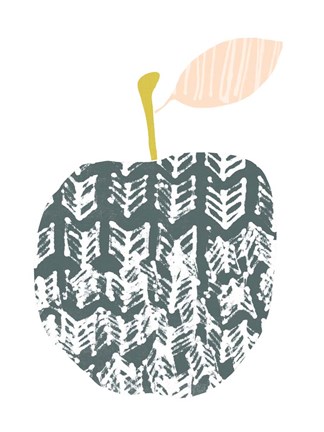 Framed Cut Paper Fruit II Print