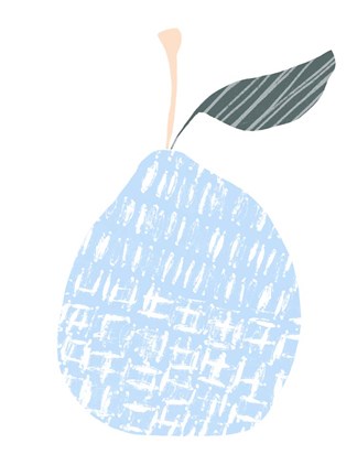 Framed Cut Paper Fruit IV Print