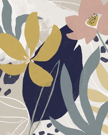 Framed Paper Garden II Print