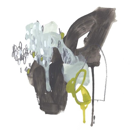 Framed Moon Drop I Print