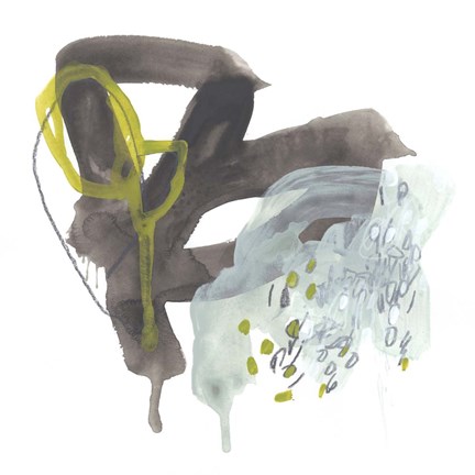 Framed Moon Drop II Print