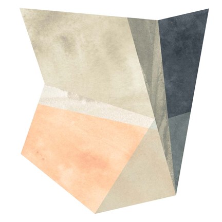 Framed Marble Origami IV Print