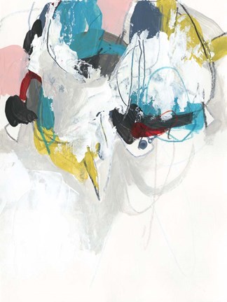 Framed Graffitti Sequence I Print