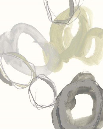 Framed Stone Circles I Print