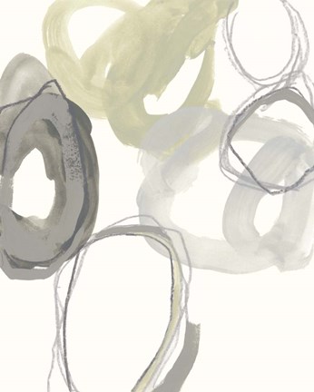 Framed Stone Circles II Print