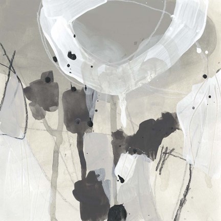 Framed Neutral Circuit II Print