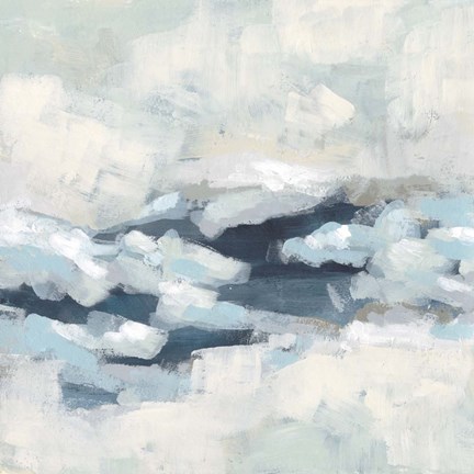 Framed Wave Crest II Print